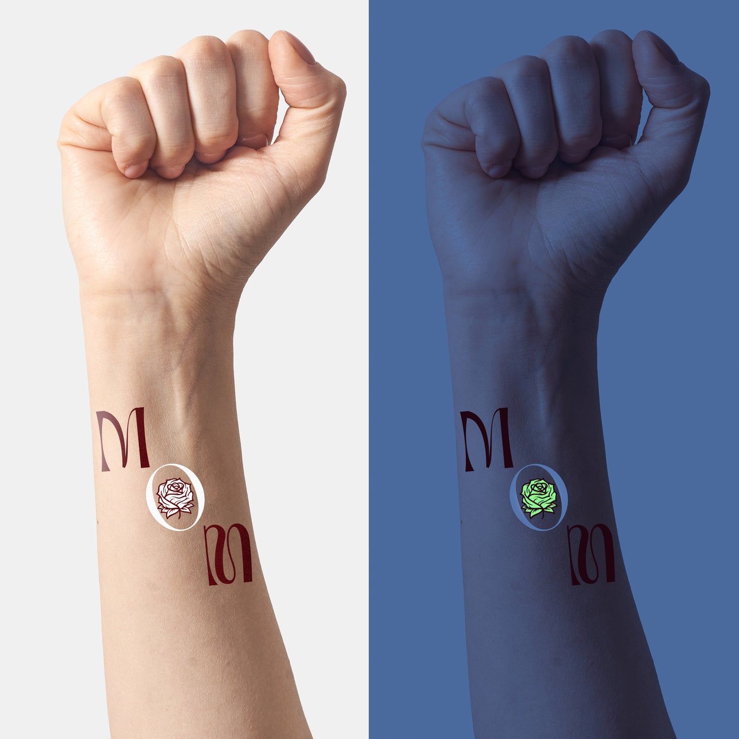Waterguns & Roses Temporary Tattoo